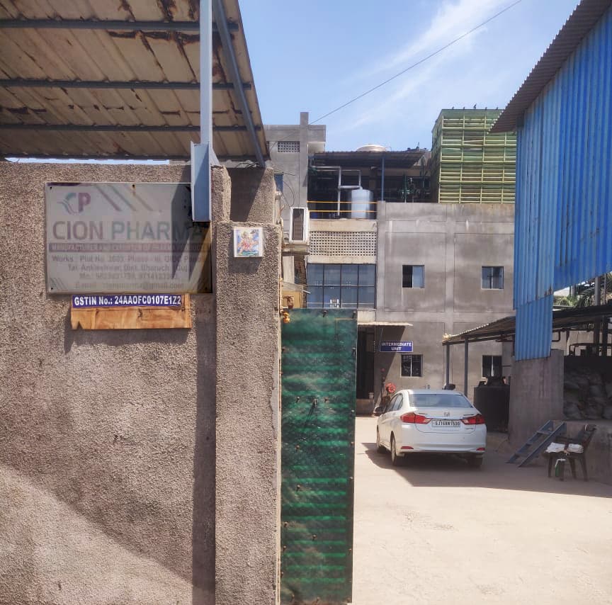 Cion Pharma manufacturing plant at Panoli, Ankleshwar